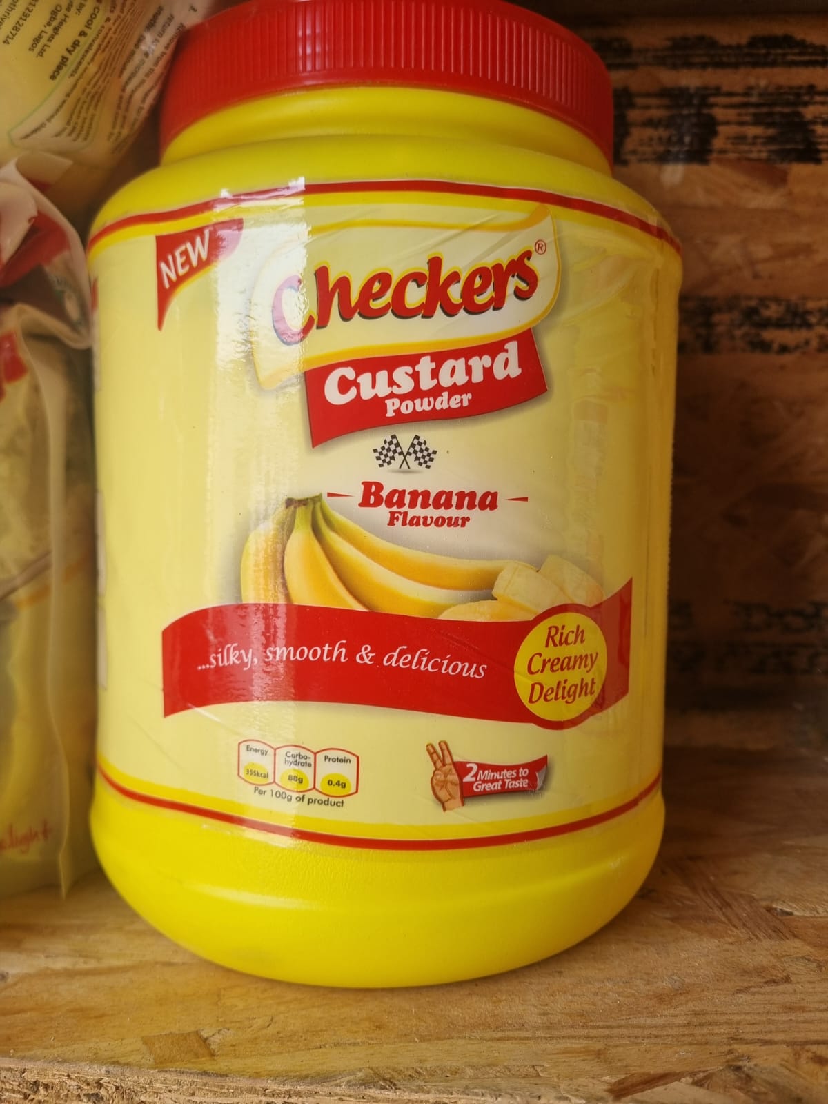 CHECKER CUSTARD POWDER BANANA FLAVOUR