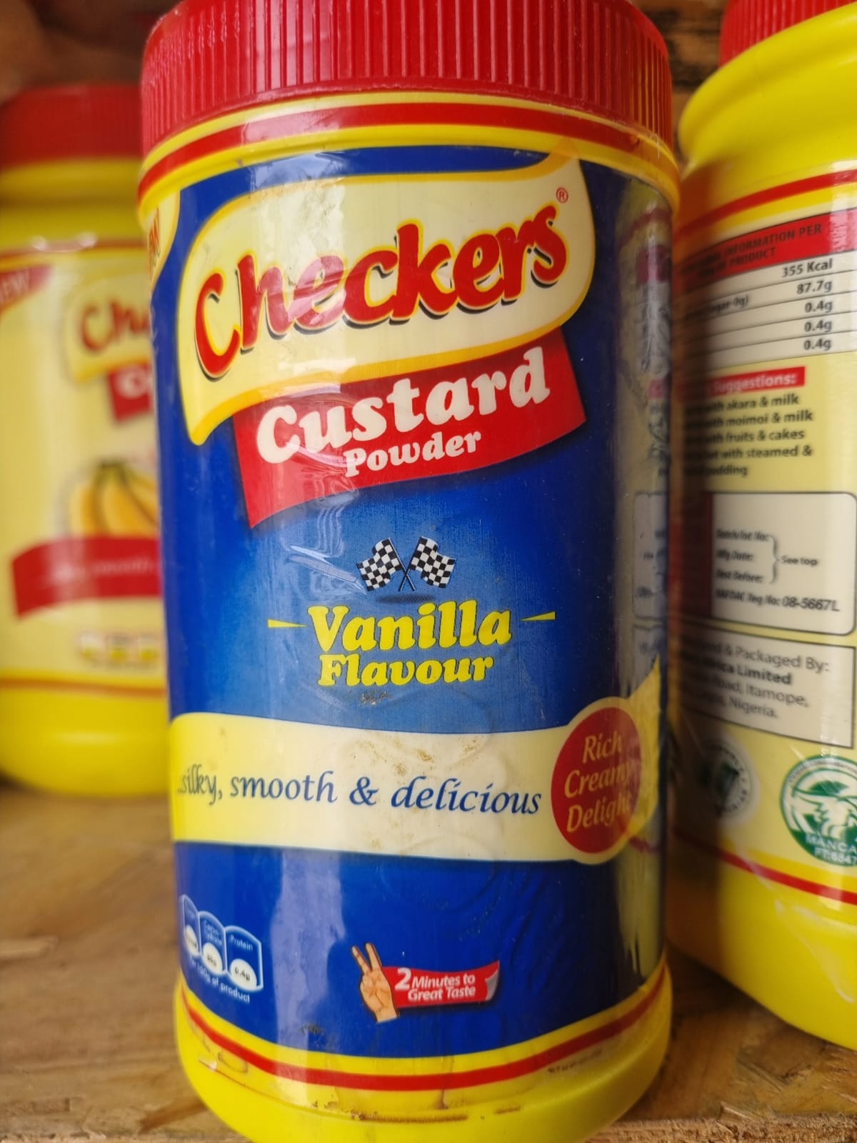 CHECKER CUSTARD POWDER VANILLA FLAVOUR - Image 2