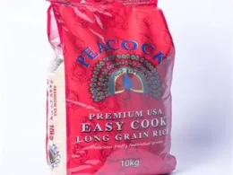 PREMIUM EASY COOK LONG GRAIN PEACOCK RICE. 10g